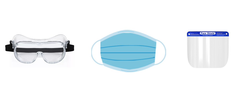 醫(yī)用隔離眼罩、口罩和防護(hù)面罩：不同之處和作用
